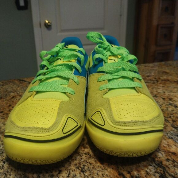 Puma Men's Invicto Sala Soccer Shoes 103241 08 Safety Yellow/Black Size 6.5 - Picture 10 of 12